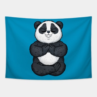 panda animal yoga cute and funny namaste Tapestry