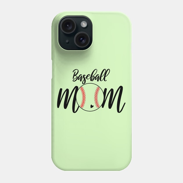 Baseball Mom Phone Case by Hashop