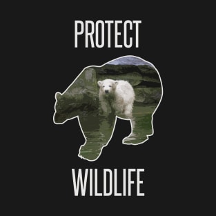 Protect wildlife - polar bear design T-Shirt