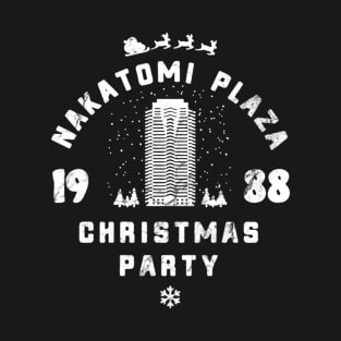 Vintage Nakatomi Plaza Christmas Party 1988 T-Shirt