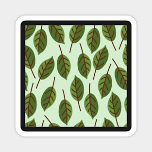 Leaves Pattern 2 Magnet