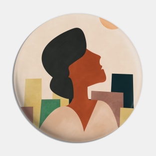 Modern Woman, Urban Girl Pin