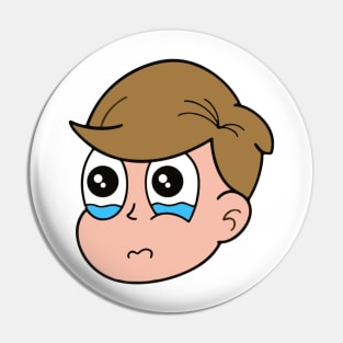 Cute Sad boy Pin