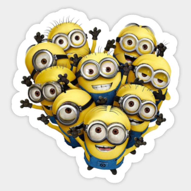 Minion Love Minion Family Sticker Teepublic