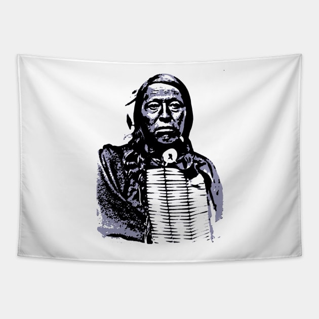 Chief Flying Hawk-The Sioux 2 Tapestry by truthtopower