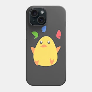 Chick and Butteflies Phone Case