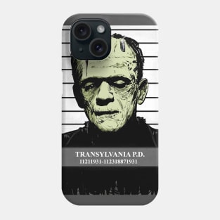 Frankenstein Mug Shot Phone Case