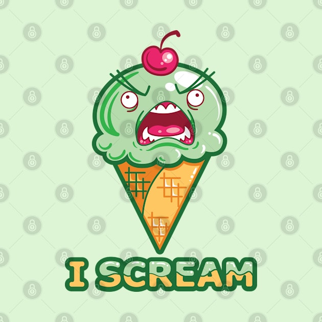 I SCREAM ~ Pistachio/Mint by JollyHedgehog