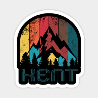 Retro City of Kent T Shirt for Men Women and Kids Magnet