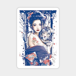 Geisha tiger shogun’s Geisha 87003 Magnet