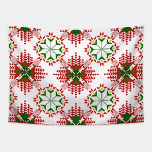 red christmas Tapestry