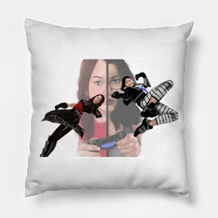 Nana & Panda Overwatch Design Pillow