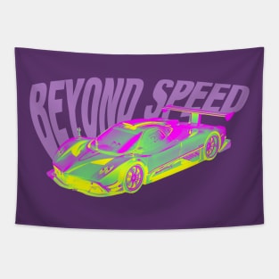 Pagani Zonda R - Beyond Speed Lemon Trip Tapestry