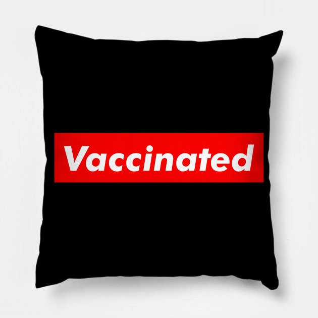 Vaccinated Pillow by KawaiinDoodle