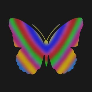 Rainbow Glow Butterfly T-Shirt