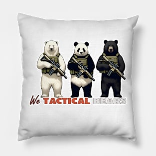 We Tactical Bears Pillow