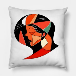 Sleeping Woman Picasso Style Pillow