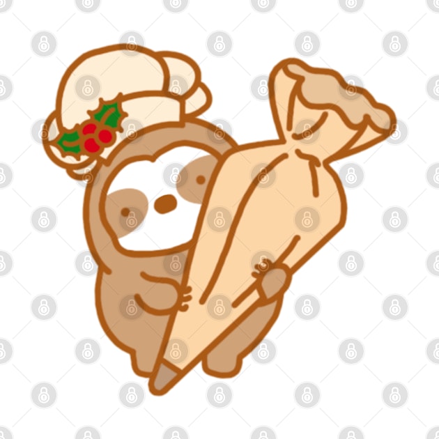 Cute Baker Sloth by theslothinme