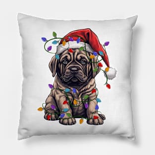 Christmas Puppy Pillow