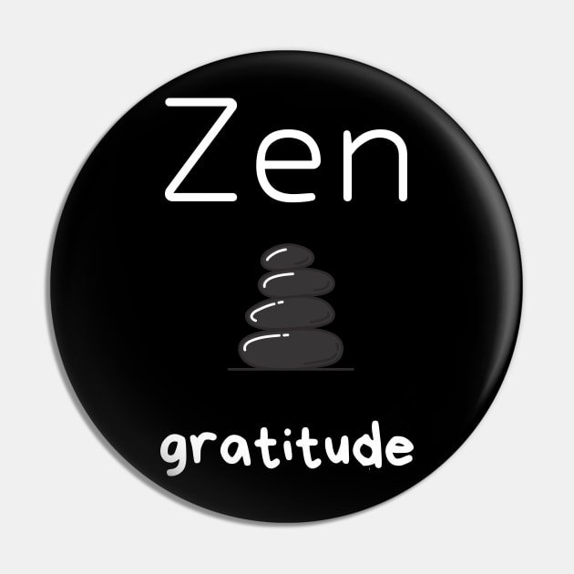 zen gratitude Pin by Fredonfire