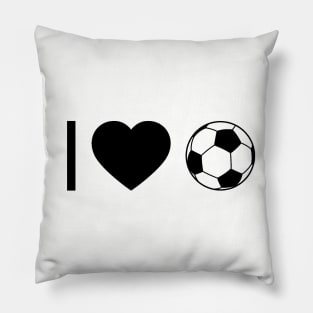 I Love Football Pillow