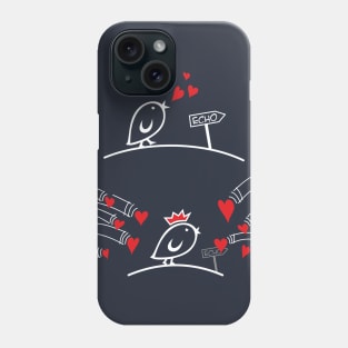 Comic Birds - Tweetlercools - LOVE ECHO 2 Phone Case