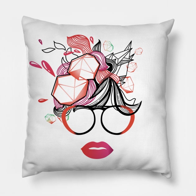 Minimal Beauty Pillow by annapaff