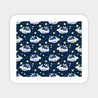 Sleeping Moon Turtle Pattern Magnet