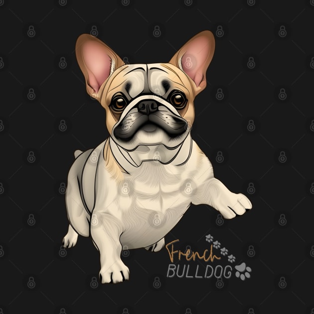 The most popular breed - the USA is the French Bulldog. Spotted. Jumping. by Alchemia Colorum