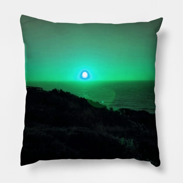 Alien Sunset Pillow by Food in a Can