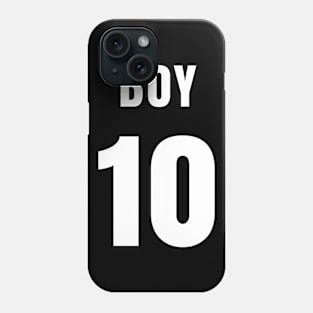 BOY NUMBER 10 FRONT-PRINT Phone Case