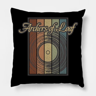 Archers of Loaf Vynil Silhouette Pillow