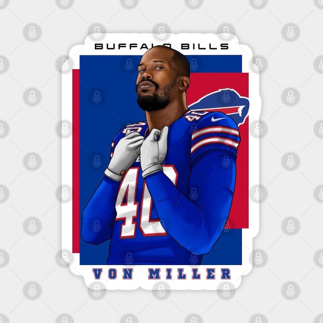 Buffalo Bills Football Magnet by Cartel