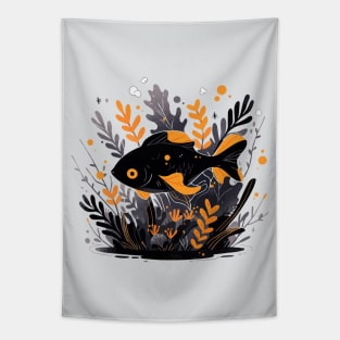 Goldfish and seaweed Tapestry