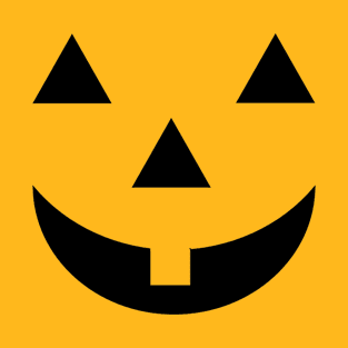 Pumpkin Halloween scary face T-Shirt