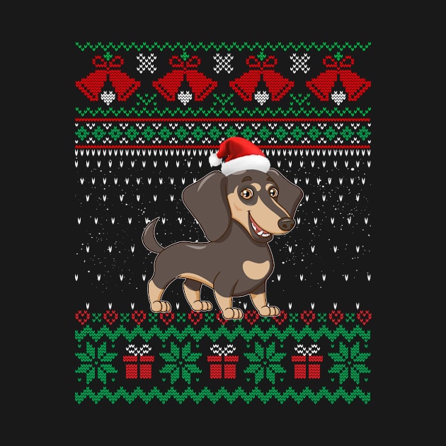 Dachshund Dog Lover Ugly Christmas Sweater Xmas Gift Family by Maccita