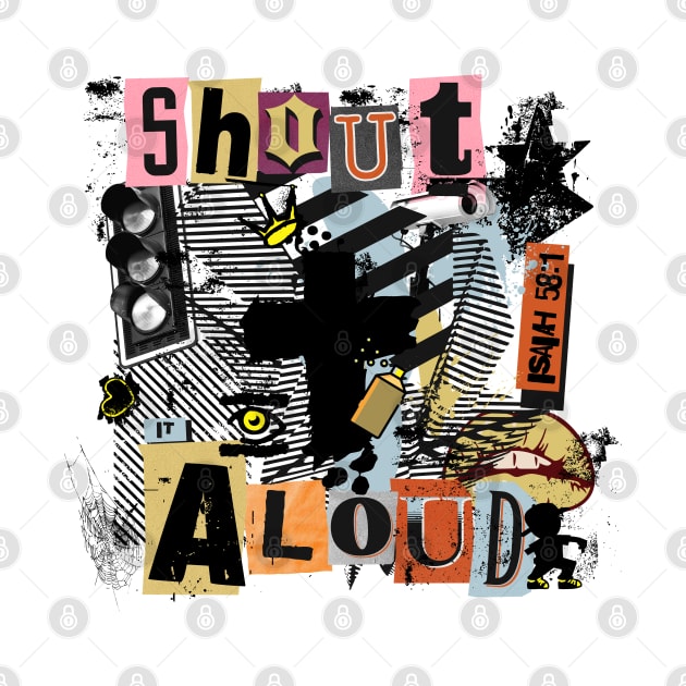 Shout It Aloud - Isaiah 58:1 - Bible Verse by DaysMoon