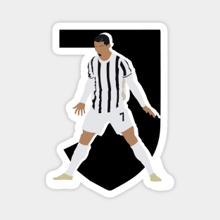 Cristiano Ronaldo 7 Juventus Iconic Celebration Magnet