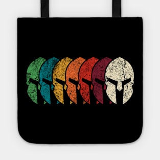 The Legendary Spartan Helmets Tote