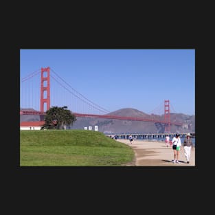 Crissy Field and Golden Gate Bridge T-Shirt