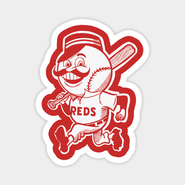 Alternate Mr. Redlegs - Vintage Logo Magnet by sombreroinc