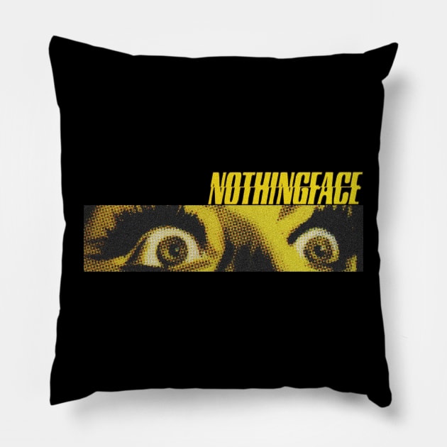 Vintage Retro Nothing Face Pillow by Native Culture