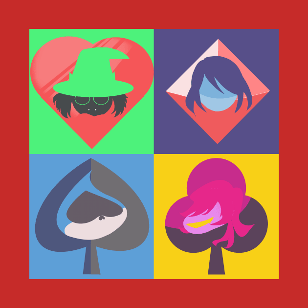 The Gang - Deltarune [Minimalist] Merchandise by hitoridraws