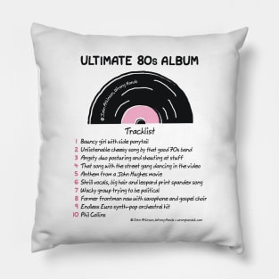 Ultimate 80s Album Pillow