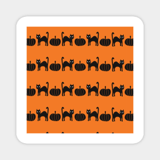 Halloween Stripes Magnet