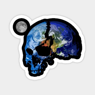 Skull Earth Magnet