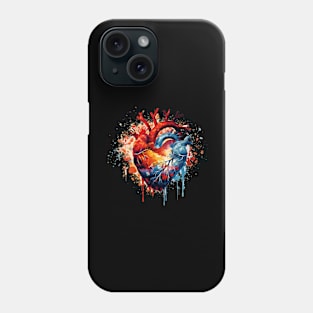 Heartfelt Men's Graphic Phone Case