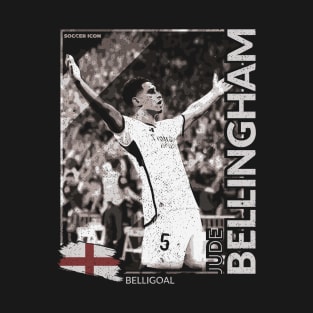 Bellingham - Street Art - Soccer Icons T-Shirt