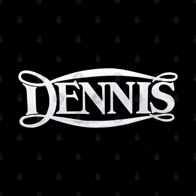 Vintage Dennis fire engine truck logo by soitwouldseem