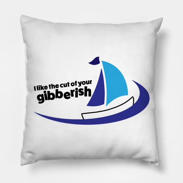 I like the cut of your Gibberish Pillow by Lucha Liberation